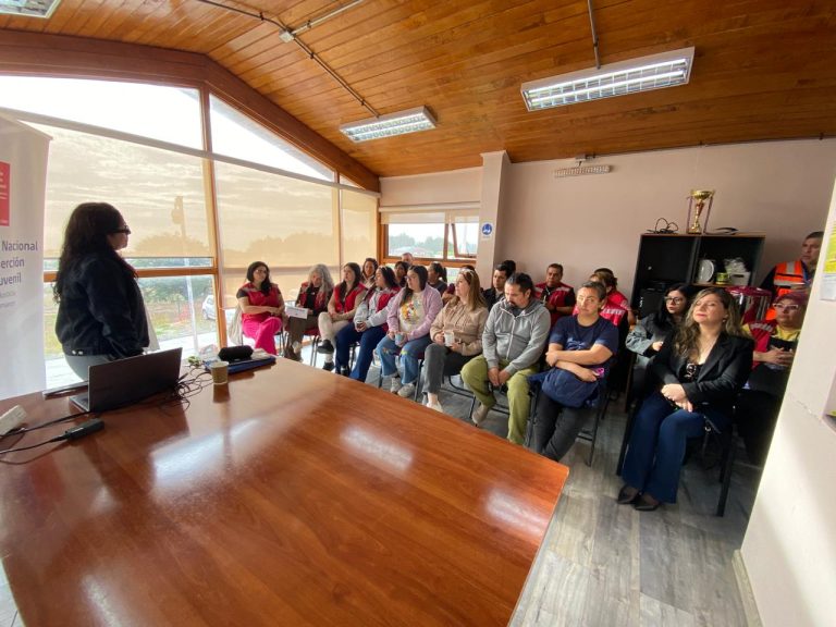 TUTORES DEL CENTRO DE CUMPLIMIENTO JUVENIL SE CAPACITAN EN DETECCIÓN TEMPRANA DE CONSUMO DE DROGAS EN CONTEXTO DE PRIVACIÓN DE LIBERTAD