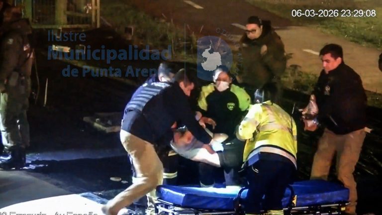 Televigilancia municipal detecta violenta riña en el centro de Punta Arenas